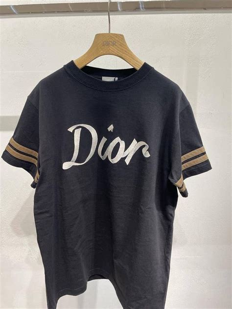 dior lace accent t shirt